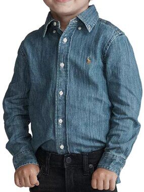 NWT Ralph Lauren Baby Denim Shirt 6 months